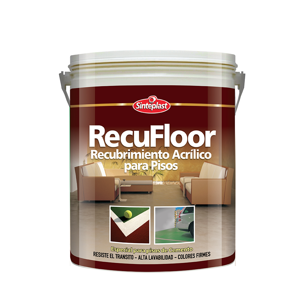 Recufloor recubrimiento para pisos amarillo 1 l (10070)