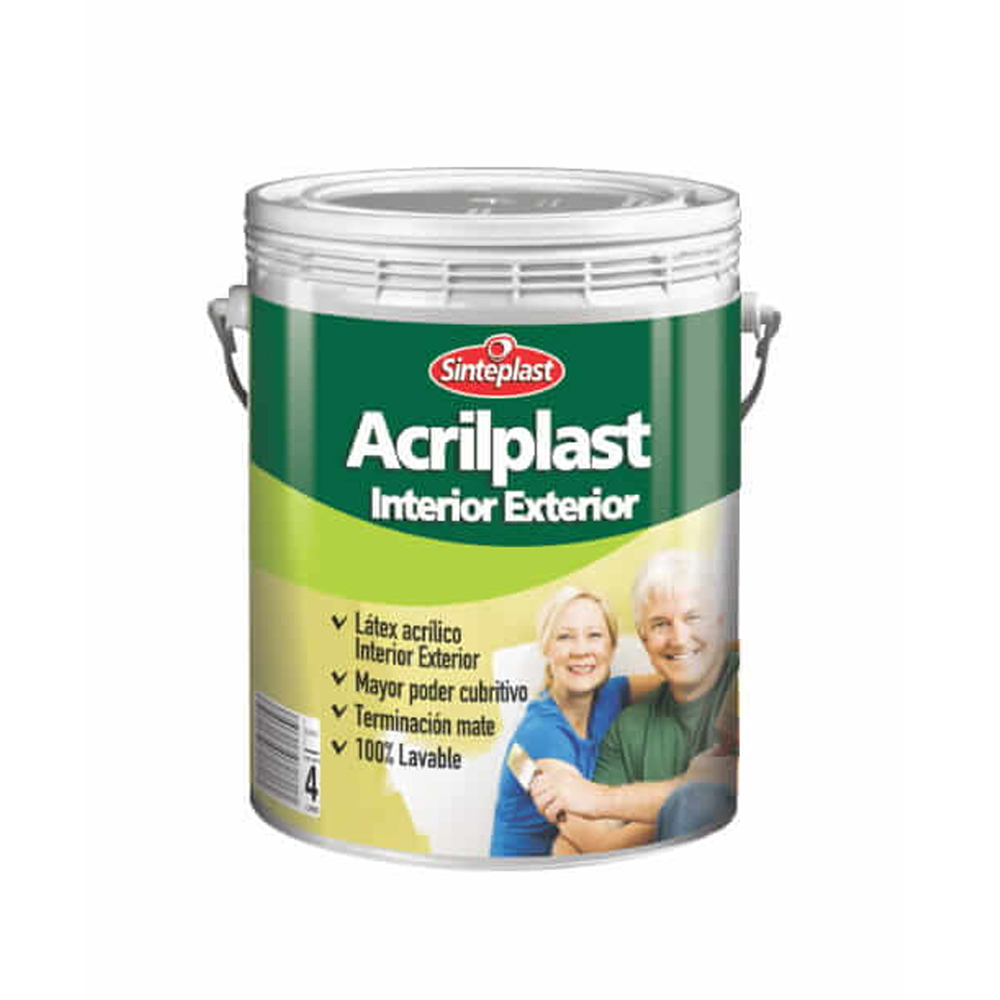 Acrilplast latex interior / exterior blanco 1 l (10098)