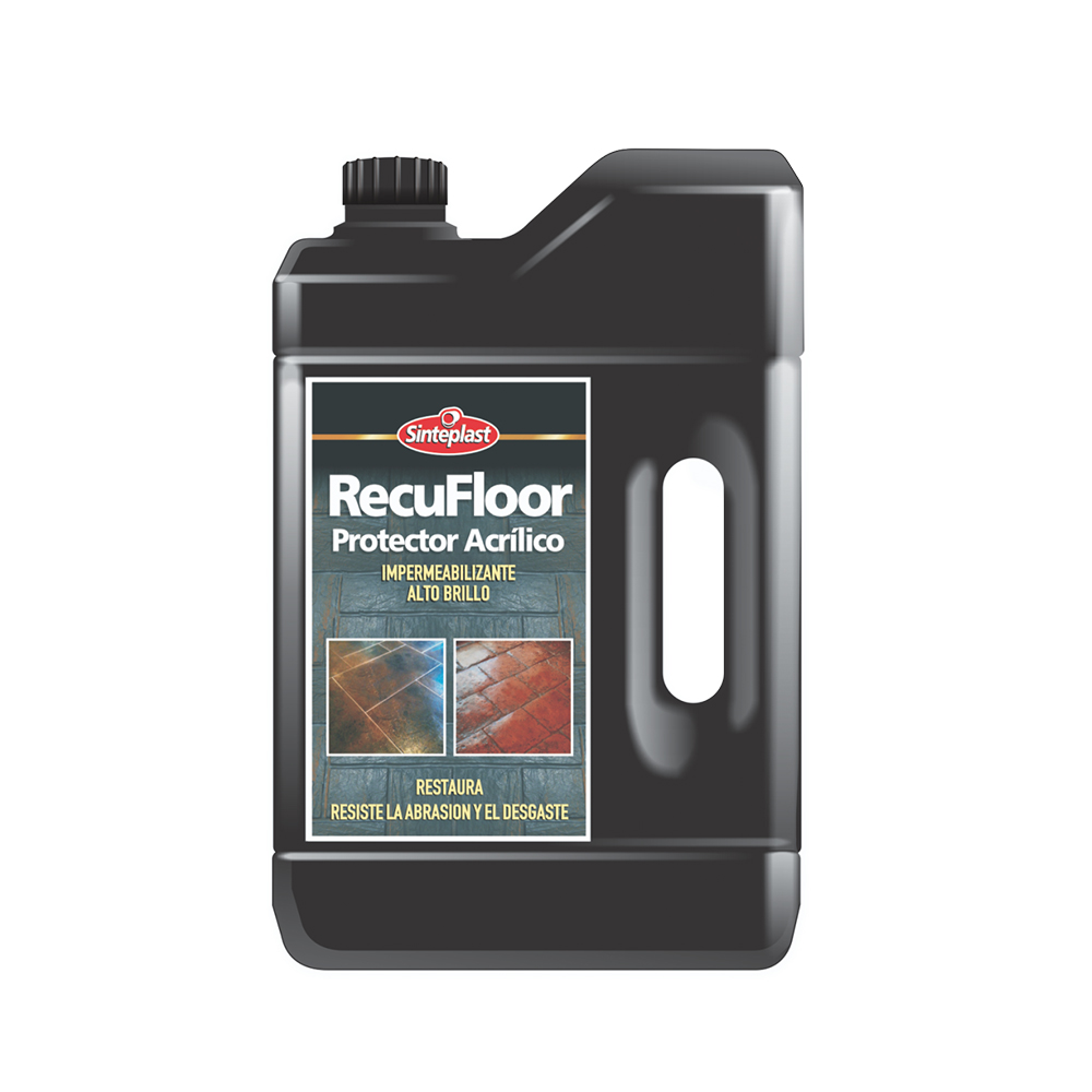 Recufloor protector acrilico rojo 1 l (10188)