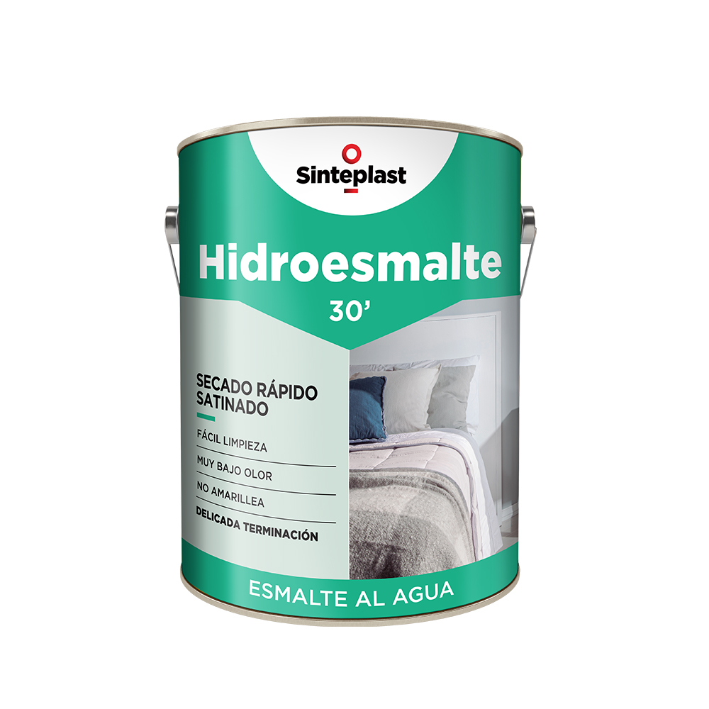 Hidroesmalte 30' secado rapido blanco satinado 1 l (10537)