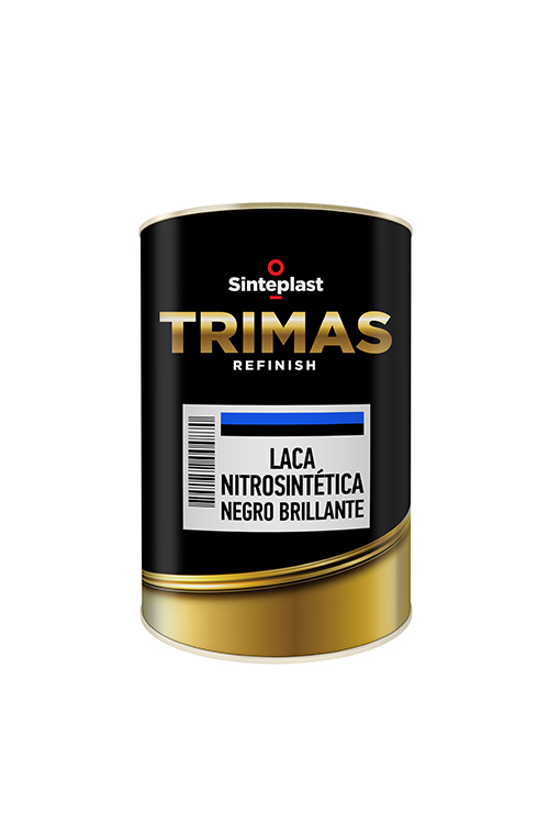 LACA NITRO NEGRO BRILLANTE 1 LT TRIMAS (11750)