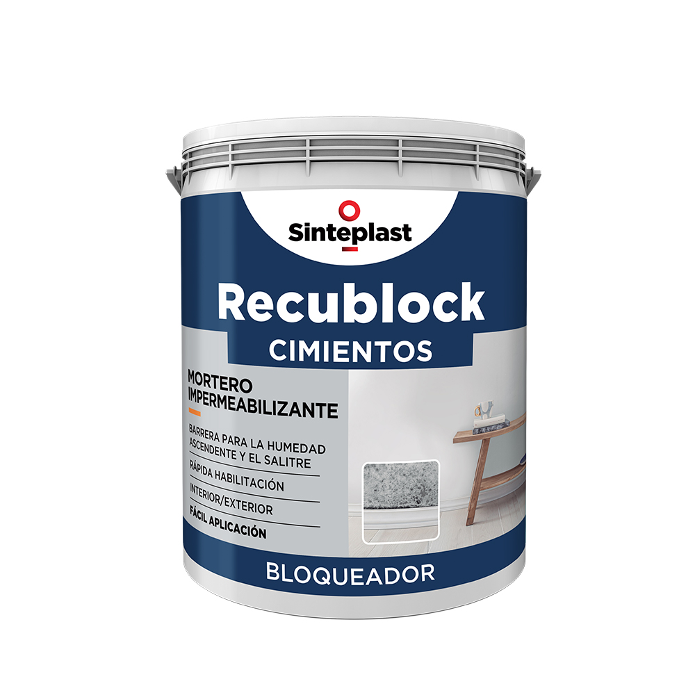 Recublock para cimientos blanco 5 kg (12000)