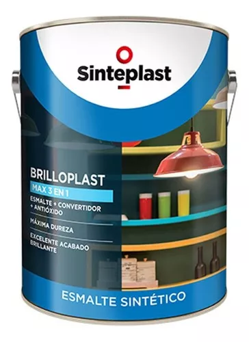 Brilloplast max esmalte sintetico 3 en 1 blanco 1/2 l (140002)