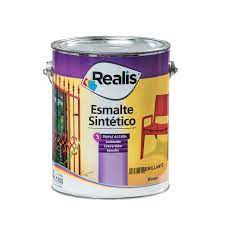 REALIS ESMALTE SINTETICO TRIPLE ACCION BRILLANTE ALUMINIO 1/4LT (140802)