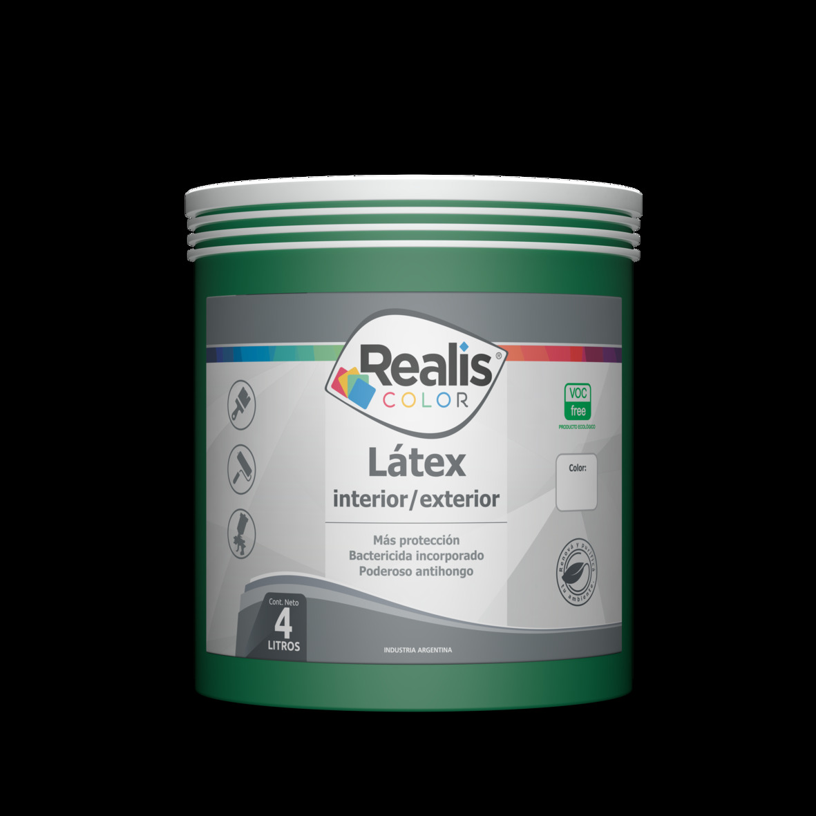 REALIS LATEX COLOR INT/EXT VERDE IRLANDA 1/2L (153872)