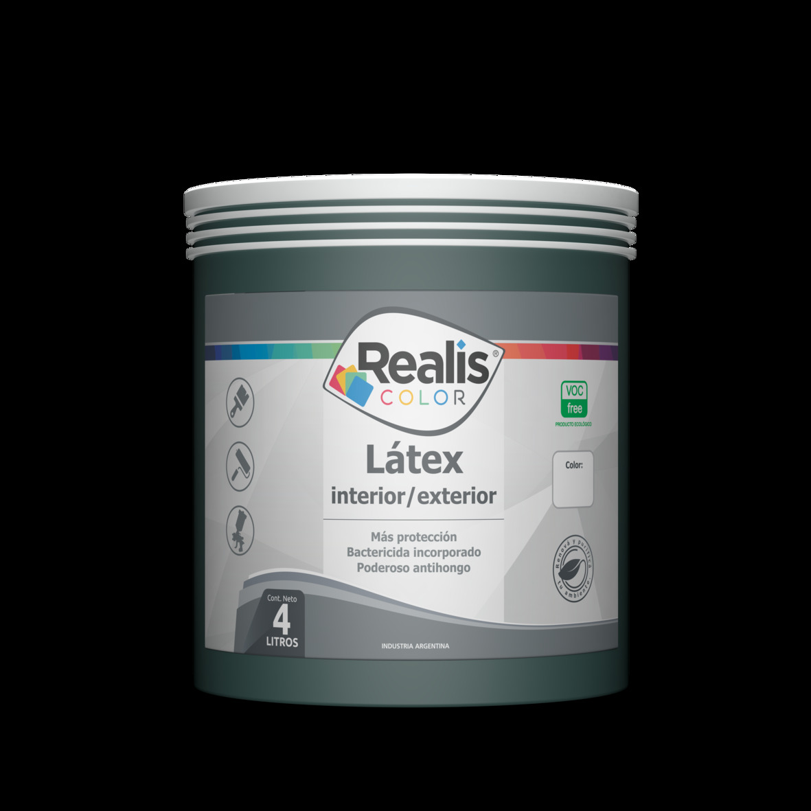 REALIS LATEX COLOR INT/EXT VERDE AMAZONA 1/2L (153882)