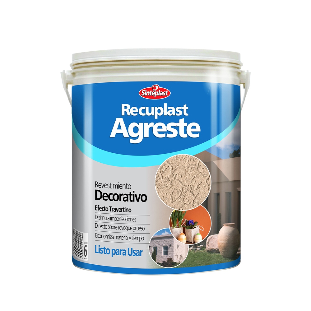 Agreste revestimiento medio blanco 30 kg (300072)