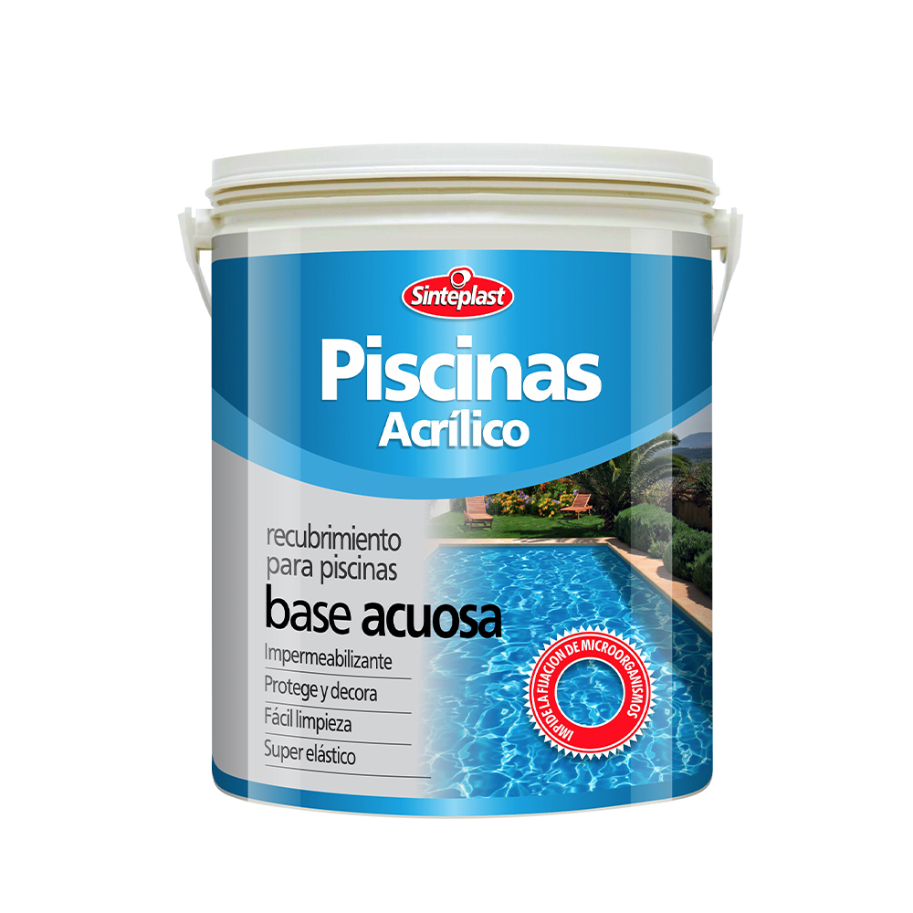 Piscinas base acuosa blanco 4 l (40147)