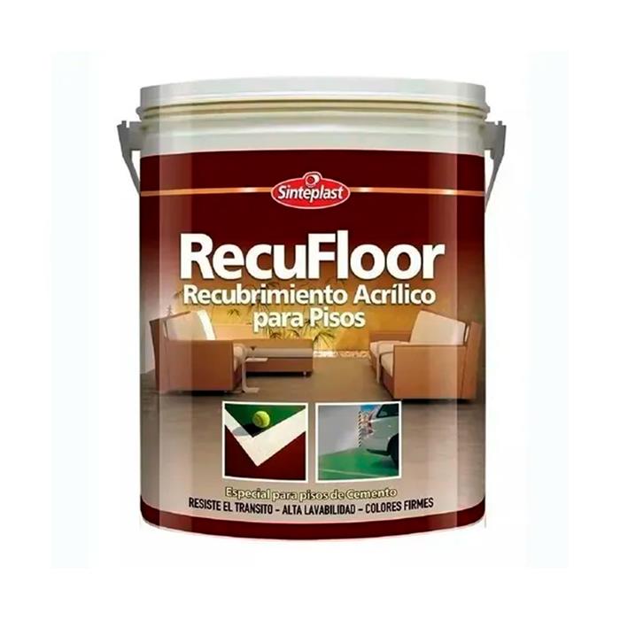 Recufloor epoxi para pisos altotransito amarillo 4 l (40471)