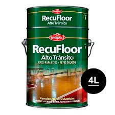 Recufloor epoxi para pisos altotransito gris 4 l (40475)