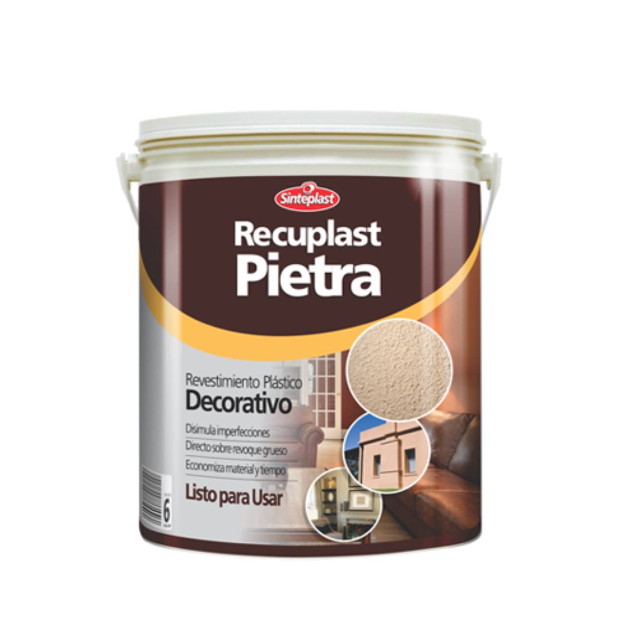 Pietra revestimiento tostado mediterraneo 6 kg (50011)